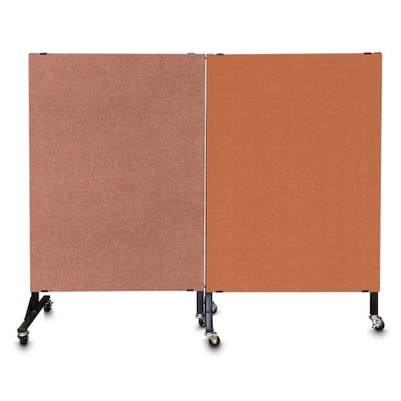 United Visual Products Enclosed Corkboard, 3 Door, 96"x48", 4" Fra UV3420-BRONZE-MEDGRY